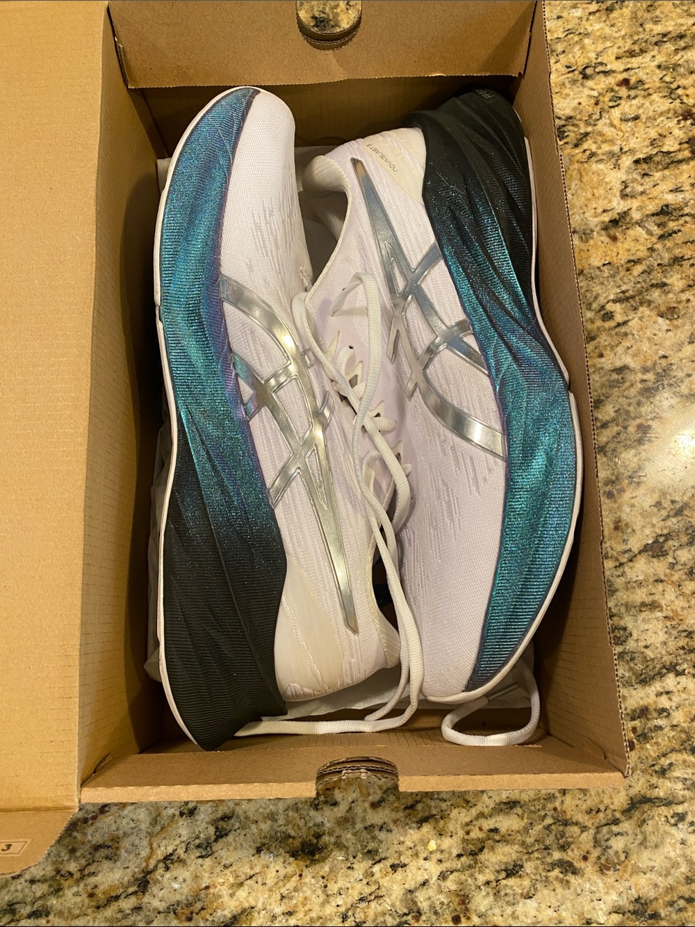 ASICS Novablast 3 Platinum men’s size 12